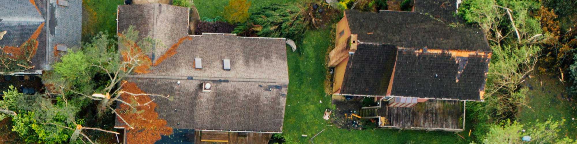 Damaged House Roofs